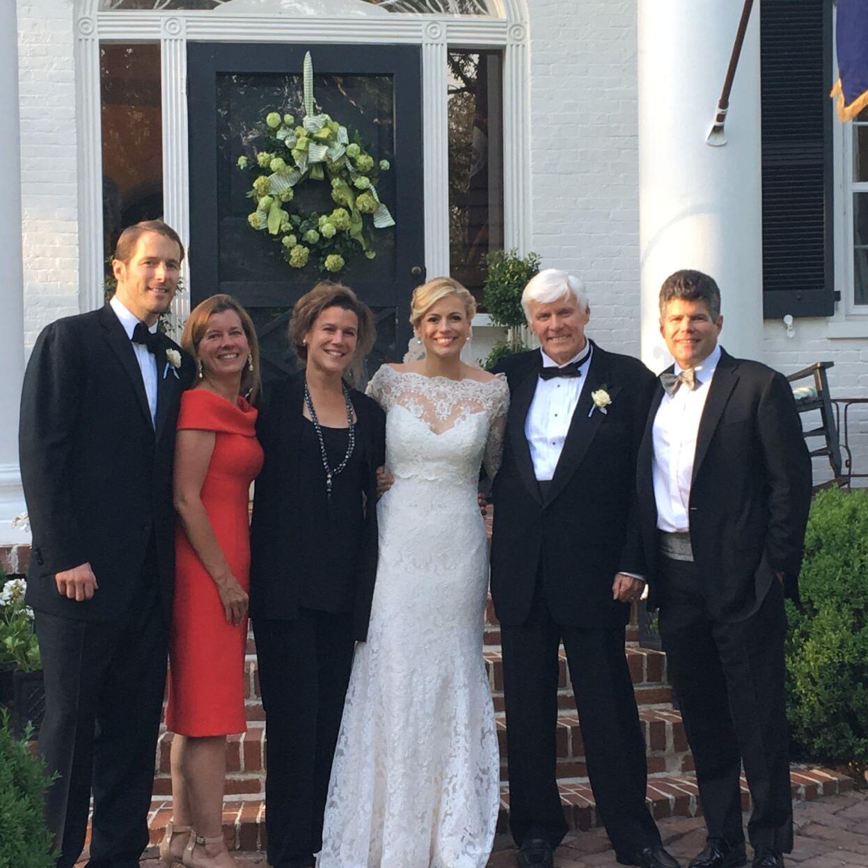 John Y. Brown, Jr. and family